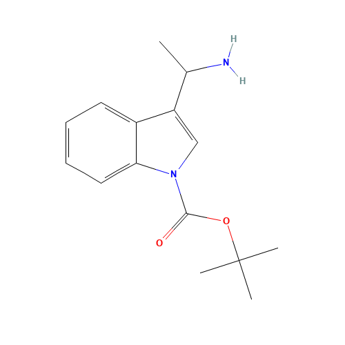tert-butyl 3-(1-aminoethyl)indole-1-carboxylate (CAS: 317830-77-6) - Related Chemical Product