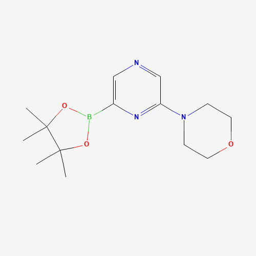 4-[6-(4,4,5,5-tetramethyl-1,3,2-dioxaborolan-2-yl)pyrazin-2-yl]morpholine (CAS: 1186041-99-5) - Related Chemical Product