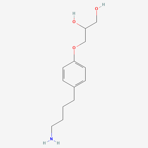3-[4-(4-aminobutyl)phenoxy]propane-1,2-diol (CAS: 587880-28-2) - Related Chemical Product