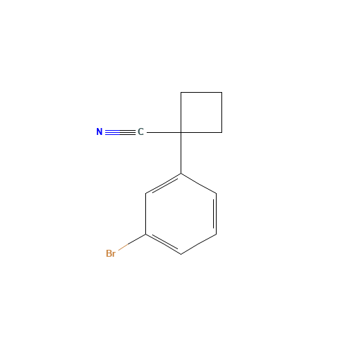 1-(3-bromophenyl)cyclobutane-1-carbonitrile (CAS: 29786-38-7) - Related Chemical Product