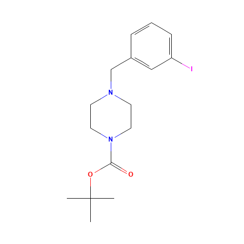 tert-butyl 4-[(3-iodophenyl)methyl]piperazine-1-carboxylate (CAS: 850375-09-6) - Related Chemical Product