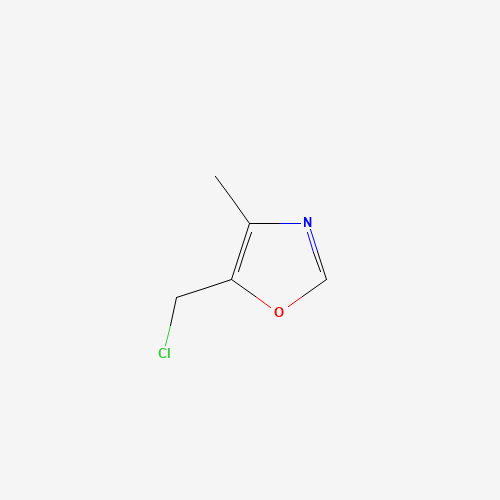 5-(chloromethyl)-4-methyl-1,3-oxazole (CAS: 45515-22-8) - Chemical Structure and Molecular Formula 