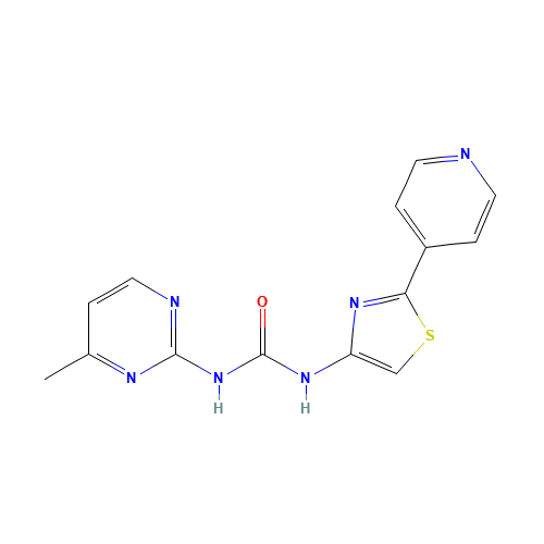 1-(4-methylpyrimidin-2-yl)-3-(2-pyridin-4-yl-1,3-thiazol-4-yl)urea (CAS: 478365-47-8) - Related Chemical Product