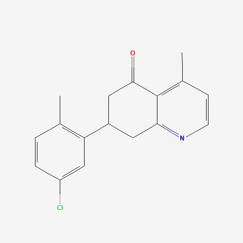 7-(5-chloro-2-methylphenyl)-4-methyl-7,8-dihydro-6H-quinolin-5-one (CAS: 239132-03-7) - Related Chemical Product