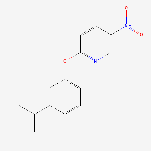 5-nitro-2-(3-propan-2-ylphenoxy)pyridine (CAS: 1216748-94-5) - Related Chemical Product