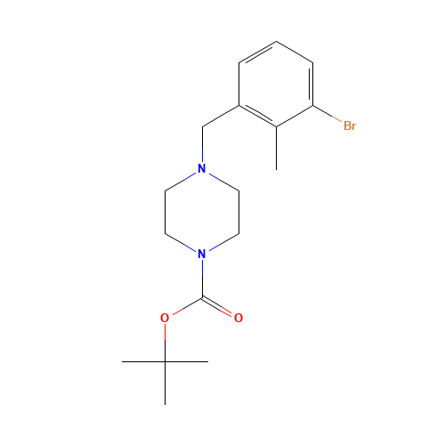tert-butyl 4-[(3-bromo-2-methylphenyl)methyl]piperazine-1-carboxylate (CAS: 1460033-01-5) - Related Chemical Product
