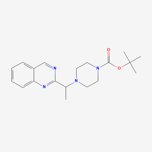 tert-butyl 4-(1-quinazolin-2-ylethyl)piperazine-1-carboxylate (CAS: 1269430-79-6) - Related Chemical Product