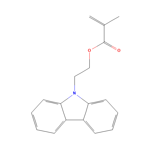 2-carbazol-9-ylethyl 2-methylprop-2-enoate (CAS: 15657-91-7) - Related Chemical Product