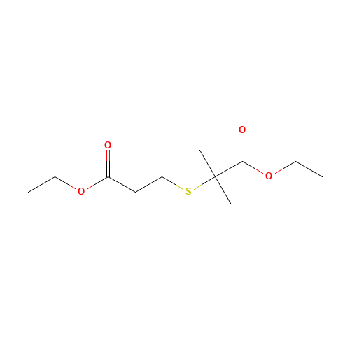ethyl 2-(3-ethoxy-3-oxopropyl)sulfanyl-2-methylpropanoate (CAS: 52662-42-7) - Related Chemical Product