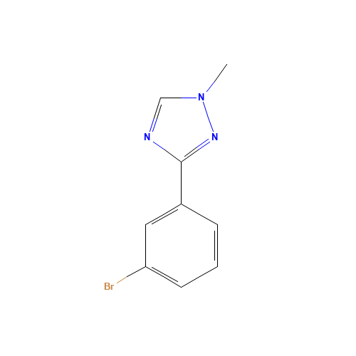 3-(3-bromophenyl)-1-methyl-1,2,4-triazole (CAS: 425379-80-2) - Related Chemical Product