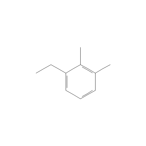 1-ethyl-2,3-dimethylbenzene (CAS: 933-98-2) - Chemical Structure and Molecular Formula 