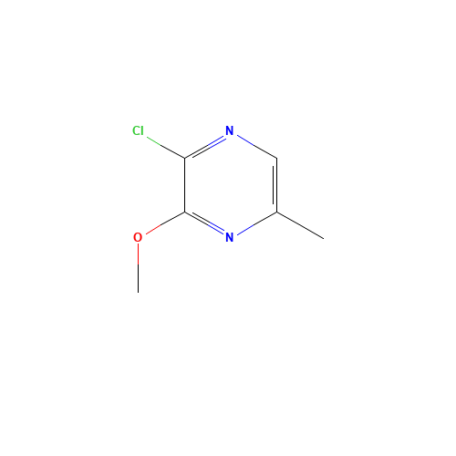 2-chloro-3-methoxy-5-methylpyrazine (CAS: 870543-99-0) - Chemical Structure and Molecular Formula 