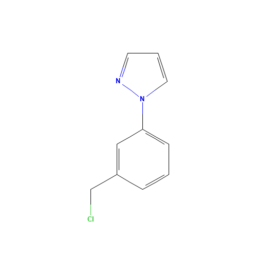1-[3-(chloromethyl)phenyl]pyrazole (CAS: 1015939-93-1) - Related Chemical Product
