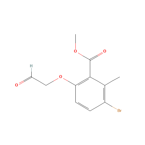 methyl 3-bromo-2-methyl-6-(2-oxoethoxy)benzoate (CAS: 1616290-44-8) - Related Chemical Product