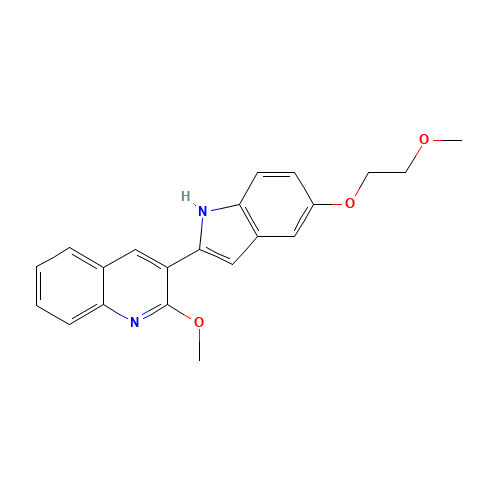 2-methoxy-3-[5-(2-methoxyethoxy)-1H-indol-2-yl]quinoline (CAS: 820977-36-4) - Related Chemical Product