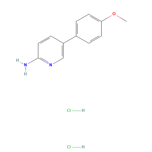 5-(4-methoxyphenyl)pyridin-2-amine;dihydrochloride (CAS: 1185081-59-7) - Related Chemical Product