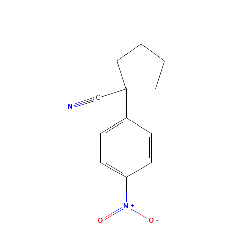 1-(4-nitrophenyl)cyclopentane-1-carbonitrile (CAS: 91392-33-5) - Related Chemical Product