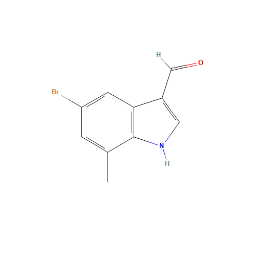 5-bromo-7-methyl-1H-indole-3-carbaldehyde (CAS: 16076-86-1) - Related Chemical Product