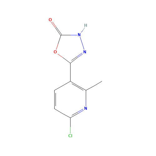 5-(6-chloro-2-methylpyridin-3-yl)-3H-1,3,4-oxadiazol-2-one (CAS: 1093880-10-4) - Related Chemical Product