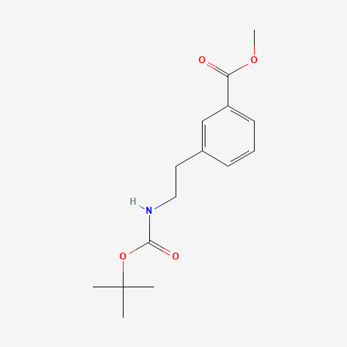 methyl 3-[2-[(2-methylpropan-2-yl)oxycarbonylamino]ethyl]benzoate (CAS: 179003-02-2) - Related Chemical Product