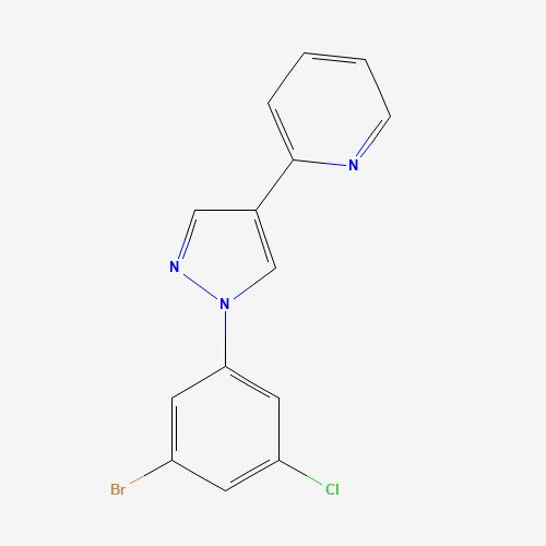 2-[1-(3-bromo-5-chlorophenyl)pyrazol-4-yl]pyridine (CAS: 546142-16-9) - Related Chemical Product