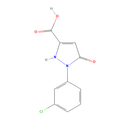 2-(3-chlorophenyl)-3-oxo-1H-pyrazole-5-carboxylic acid (CAS: 1318789-76-2) - Related Chemical Product