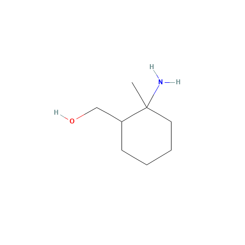 (2-amino-2-methylcyclohexyl)methanol (CAS: 1208220-98-7) - Chemical Structure and Molecular Formula 
