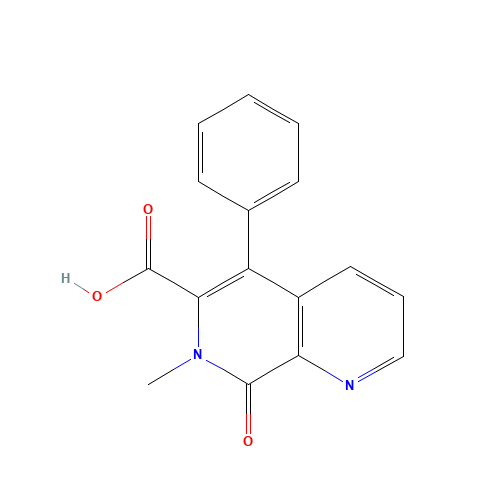 7-methyl-8-oxo-5-phenyl-1,7-naphthyridine-6-carboxylic acid (CAS: 168542-35-6) - Related Chemical Product