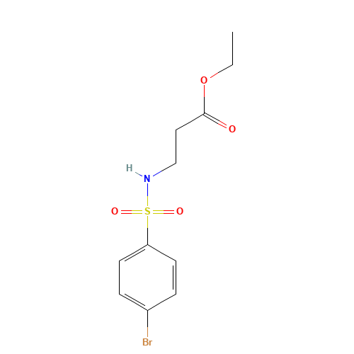ethyl 3-[(4-bromophenyl)sulfonylamino]propanoate (CAS: 1024464-35-4) - Related Chemical Product