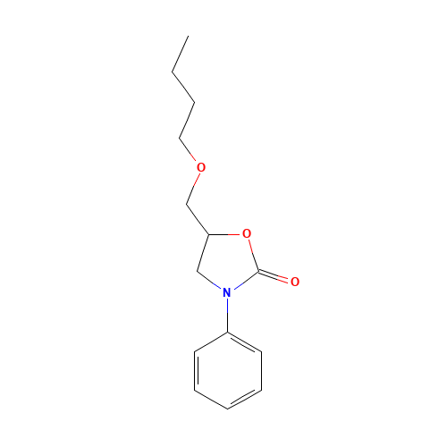 5-(butoxymethyl)-3-phenyl-1,3-oxazolidin-2-one (CAS: 1174337-28-0) - Related Chemical Product