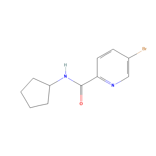 5-bromo-N-cyclopentylpyridine-2-carboxamide (CAS: 845305-91-1) - Related Chemical Product