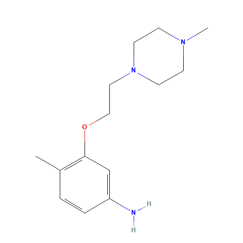 4-methyl-3-[2-(4-methylpiperazin-1-yl)ethoxy]aniline (CAS: 1453213-92-7) - Related Chemical Product