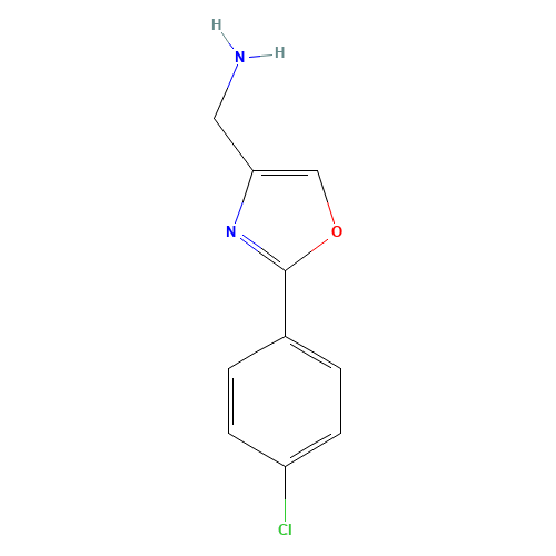 [2-(4-chlorophenyl)-1,3-oxazol-4-yl]methanamine (CAS: 524070-34-6) - Related Chemical Product