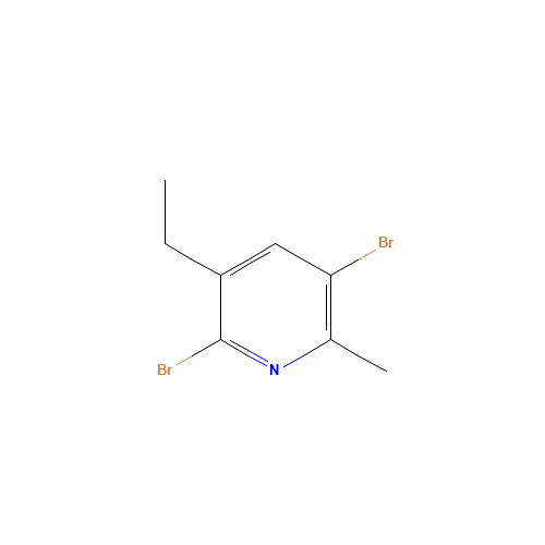 2,5-dibromo-3-ethyl-6-methylpyridine (CAS: 38749-85-8) - Related Chemical Product