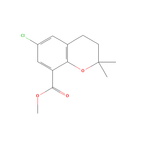 methyl 6-chloro-2,2-dimethyl-3,4-dihydrochromene-8-carboxylate (CAS: 1350761-46-4) - Related Chemical Product