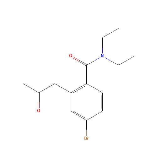4-bromo-N,N-diethyl-2-(2-oxopropyl)benzamide (CAS: 1374575-61-7) - Related Chemical Product