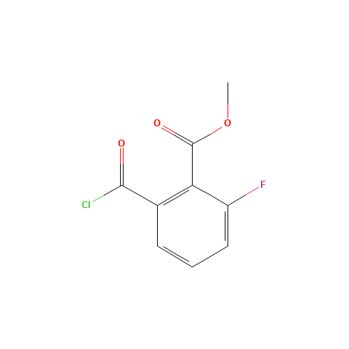 methyl 2-carbonochloridoyl-6-fluorobenzoate (CAS: 1256593-41-5) - Related Chemical Product