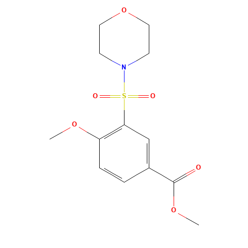 methyl 4-methoxy-3-morpholin-4-ylsulfonylbenzoate (CAS: 353467-19-3) - Related Chemical Product