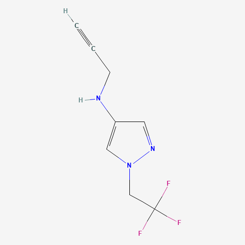 N-prop-2-ynyl-1-(2,2,2-trifluoroethyl)pyrazol-4-amine (CAS: 1315544-86-5) - Related Chemical Product