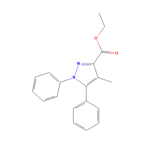 ethyl 4-methyl-1,5-diphenylpyrazole-3-carboxylate (CAS: 741287-00-3) - Related Chemical Product