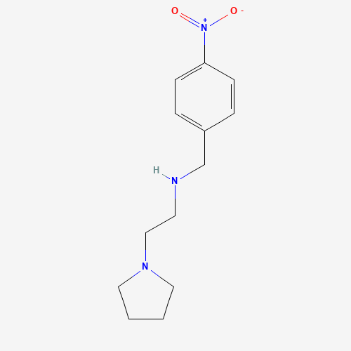 N-[(4-nitrophenyl)methyl]-2-pyrrolidin-1-ylethanamine (CAS: 572881-25-5) - Related Chemical Product