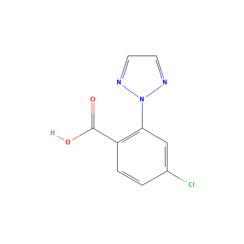 4-chloro-2-(triazol-2-yl)benzoic acid (CAS: 1293284-52-2) - Related Chemical Product