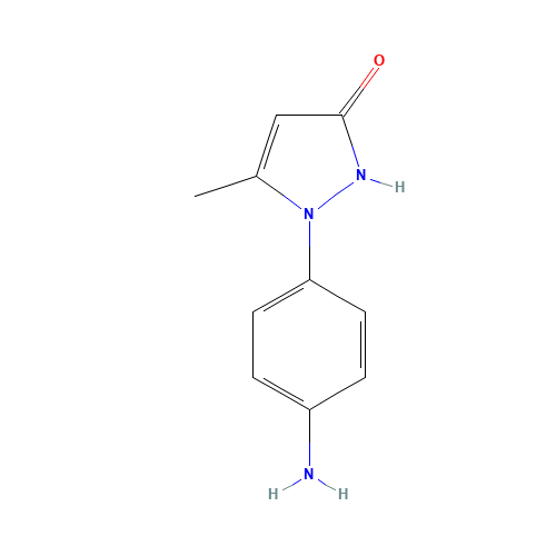 2-(4-aminophenyl)-3-methyl-1H-pyrazol-5-one (CAS: 114306-97-7) - Related Chemical Product