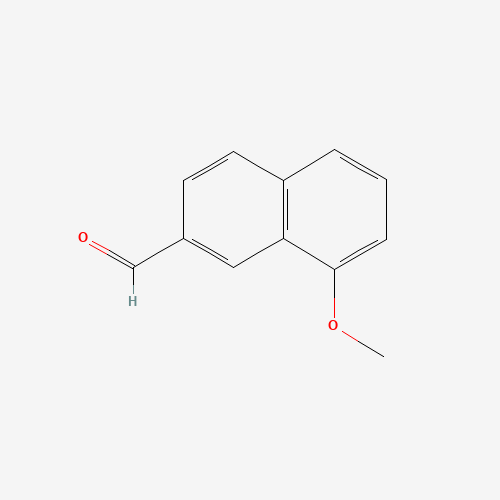 8-methoxynaphthalene-2-carbaldehyde (CAS: 134594-23-3) - Chemical Structure and Molecular Formula 