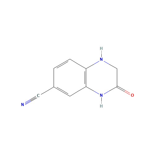 3-oxo-2,4-dihydro-1H-quinoxaline-6-carbonitrile (CAS: 186666-78-4) - Related Chemical Product