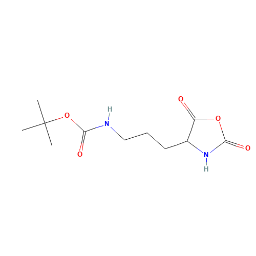 tert-butyl N-[3-(2,5-dioxo-1,3-oxazolidin-4-yl)propyl]carbamate (CAS: 27097-42-3) - Related Chemical Product