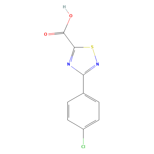 3-(4-chlorophenyl)-1,2,4-thiadiazole-5-carboxylic acid (CAS: 187999-26-4) - Related Chemical Product