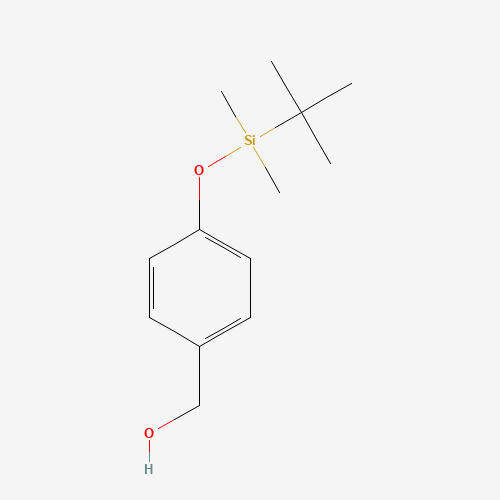 [4-[tert-butyl(dimethyl)silyl]oxyphenyl]methanol (CAS: 138585-08-7) - Chemical Structure and Molecular Formula 