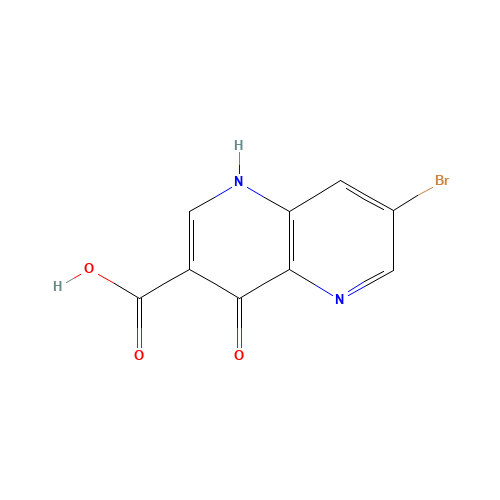 7-bromo-4-oxo-1H-1,5-naphthyridine-3-carboxylic acid (CAS: 97267-59-9) - Related Chemical Product