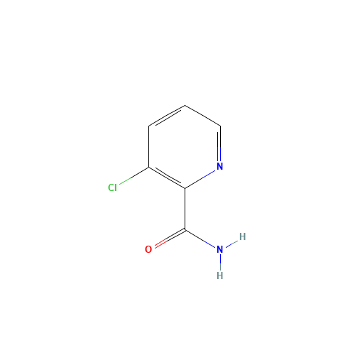 3-chloropyridine-2-carboxamide (CAS: 114080-95-4) - Chemical Structure and Molecular Formula 